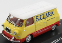 Edicola Fiat 600 Furgone Van Santa Clara 1962 1:43 Žlutá Červená Bílá