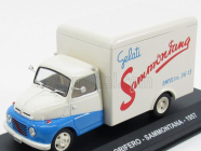 Edicola Fiat 615 Van Frigo Sammontana 1957 1:43 Velmi Světle Žlutá Modrá
