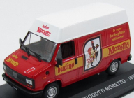 Edicola Fiat Ducato Van 1982 - Prodotti Moretto La Vera Barbagliata Milanese 1:43 Červená Bílá
