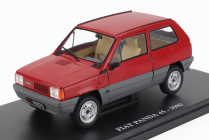 Edicola Fiat Panda 45 1980 - Con Vetrina - With Showcase 1:24 Červená Šedá