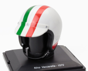 Edicola Helmet Casco Helmet Nino Vaccarella 512s Team Sefac Spa Ferrari Season 1970 1:5 Bílá Červená