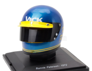 Edicola Helmet Casco Helmet Ronnie Peterson 312pb Team Ferrari 1972 1:5 Blue