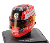 Edicola Helmet F1  Casco Helmet Carlos Sainz F1-75 Team Scuderia Ferrari Season 2022 1:5 Červená Žlutá Bílá