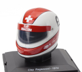 Edicola Helmet F1  Casco Helmet Clay Regazzoni 312 B3 Team Ferrari Season 1974 1:5 Bílá Červená