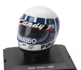 Edicola Helmet F1  Casco Helmet Didier Pironi 126 C2 Team Ferrari Season 1982 1:5 Bílá Modrá