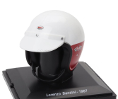 Edicola Helmet F1  Casco Helmet Lorenzo Bandini 312 F1-67 Team Ferrari Season 1967 1:5 Červená Bílá