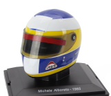 Edicola Helmet F1  Casco Helmet Michele Alboreto 156-85 Team Ferrari Season 1985 1:5 Žlutá Modrá Bílá