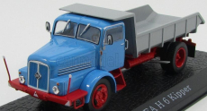 Edicola IFA H60 Truck Cassone Ribaltabile Kipper 1952 1:43 Světle Modrá Červená Šedá