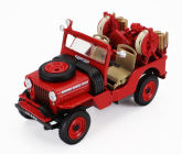 Edicola Jeep Hotchkiss Rouvray Sainte Croix Fire Engine 1945 1:43 Red