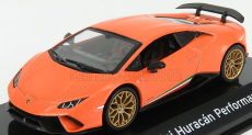 Edicola Lamborghini Huracan Performante 2017 - Con Vetrina - With Showcase 1:43 Orange Met