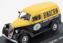 Edicola Lancia Ardea 800 Van 1949 - Binacrin Shampoo Neutro Con Lucefix 1:43 Černá Žlutá