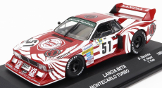 Edicola Lancia Beta Montecarlo Turbo Team Lancia Corse N 51 24h Le Mans 1980 Bernard Darniche - Hans Heyer - Teo Fabi 1:43 Červená Bílá