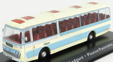 Edicola Leyland Leopard Autobus Plaxton Panorama Coach Samuel Ledgard 1965 1:72 Světle Modrá Krémová