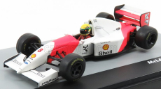 Edicola Mclaren F1  Ford Mp4/8 V8 Team Marlboro N 8 Winner Australian Gp 1993 Ayrton Senna 1:43 Bílá Červená