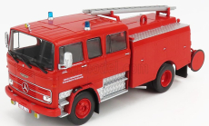 Edicola Mercedes benz Lp911 1113 Tanker Truck Service Departemental D'incendie Et De Secours Sapeurs Pompiers 1975 1:43 Red