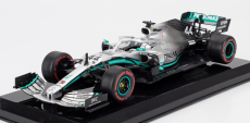 Edicola Mercedes gp F1  W10 Eq Power+ Team Amg Petronas Motorsport N 44 World Champion Season 2019 Lewis Hamilton - Blister Box 1:24 Stříbrná Černá