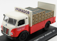 Edicola Om fiat Leoncino Truck Portabottiglie Spumador 1957 - Transport Bottle 1:43 Červená Bílá