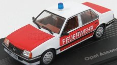 Edicola Opel Ascona C Feuerwehr - Fire Engine - Vigili Del Fuoco 1982 1:43 Bílá Červená
