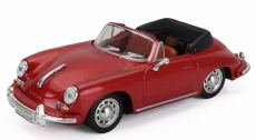 Edicola Porsche 356b Cabriolet Spider 1959 1:43 Red Met