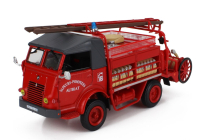 Edicola Renault Galion Tanker Truck Fire Engine Aubiat 1961 1:43 Červená Šedá
