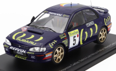 Edicola Subaru Impreza 555 Repsol N 5 Winner Rally Montecarlo 1995 Carlos Sainz - Luis Moya 1:24 Blue