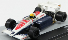Edicola Toleman F1  Tg184 Hart Turbo N 19 Season 1984 Ayrton Senna 1:43 Modrá Bílá Červená