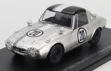 Edicola Toyota 800 Sports Gt-i N 20 Ccc Race Funabashi Circuit 1965 Tojiro Ukiya 1:24 Stříbrná Bílá