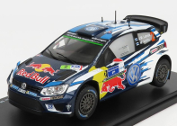 Edicola Volkswagen Polo R Wrc Team Volkswagen Motorsport Red Bull N 2 Rally Mexico 2016 J.m.latvala - M.antilla 1:24 Světle Modrá Bílá Žlutá