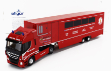 Eligor Iveco fiat Stralis 480e6 Euro 6 Truck Fire Engine Space Fly Multiagent Cbrn Detection Sampling And Monitoring Unit 2018 1:43 Červená Černá
