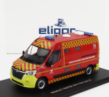 Eligor Renault Master Van Vsav Sdis 35 Vehicule De Secours Et D'assistance Aux Victimes Sapeurs Pompiers 2019 1:43 Červená Žlutá