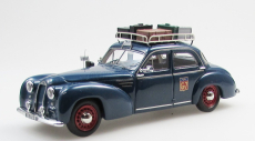 Esval model Delage D6-3l By Autobineau Taxi Paris Closed Roof With Baggage 1954 1:43 Modrá Červená