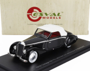 Esval model Delage D6-70 Cabriolet Letourneur & Marchand Closed 1939 1:43 Černá Bílá