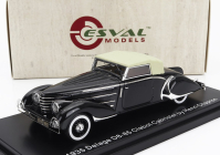 Esval model Delage D8-85 Clabot Roadster Henri Chapron Closed 1935 1:43 Black Beige