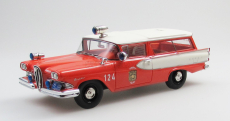 Esval model Edsel Roundup Sw Station Wagon Police 1958 1:43 Červená Bílá