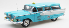 Esval model Edsel Villager Taxi 1958 1:43 Světle Modrá Bílá