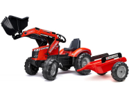 FALK - Šlapací traktor Massey Ferguson S8740 s nakladačem