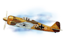 Focke-Wulf FW-190 (654mm) laser.vyřezávaný