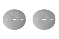 FT pístky tlumičů 13mm, 2x2,0 mm, 2,5mm, 2 ks.