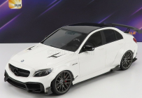 Glm-models Mercedes benz C-class C63s Amg Darwinpro Widebody 2019 1:18 Bílá