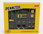 Gmp Accessories Set Officina Garage Tool Set Pennzoil 1:18 Žlutá Černá