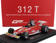 Gp-replicas Ferrari F1  312t Team Everest N 36 Brdc International Trophy Silverstone (with Pilot Figure) 1976 Giancarlo Martini - Con Vetrina - With Showcase 1:18 Red