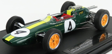 Gp-replicas Lotus F1 Climax 25 N 4 World Champion Season 1963 Jim Clark - Con Vetrina - With Showcase 1:18 Zelená Žlutá