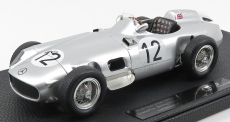 Gp-replicas Mercedes benz F1  W196 N 12 Winner British Gp 1955 S.moss 1:18 Silver