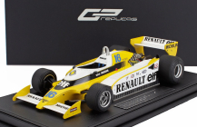 Gp-replicas Renault F1 Rs10 Team Renault Elf N 16 Fastest Lap 3rd French Gp 1979 Rene Arnoux - Con Vetrina - With Showcase 1:18 Žlutá Bílá