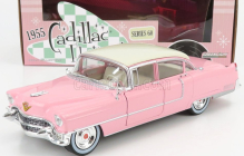 Greenlight Cadillac Fleetwood Series 60 1955 1:24 Růžová Bílá