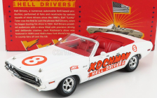 Greenlight Dodge Challenger Convertibile Kochman Hell Drivers 1970 1:18, bílá