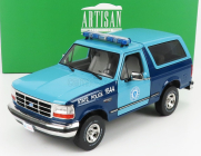 Greenlight Ford usa Bronco Xlt Massachusetts State Police 1996 1:18 2 Tóny Modré