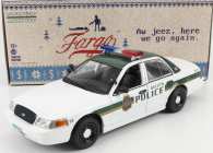 Greenlight Ford usa Crown Victoria Police Interceptor 2006 - Fargo 1:24 Bílá