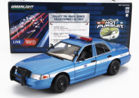 Greenlight Ford usa Crown Victoria Police Interceptor Seattle 2001 1:24 Modrá Bílá
