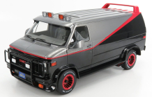 Greenlight GMC Vandura A-team Van - 1983 1:12 Šedá Černá